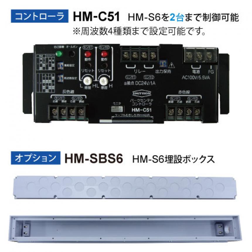 車両検知センサー 埋込型パークセンテナ HM-S6