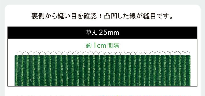 人工芝サラターフ 1M×10M(25mm)