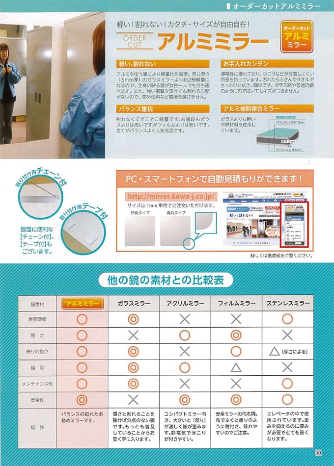 装飾ミラー ガラス カタログ一覧 建材カタログ一覧 21年最新カタログのご紹介 かたなび