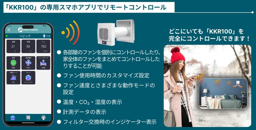 【2024年10月発売】ダクトレス熱交換換気システム「快適換気リフォームKKR100」