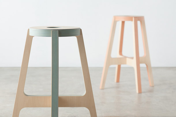 PW stool【Paper-Wood  ペーパーウッド】